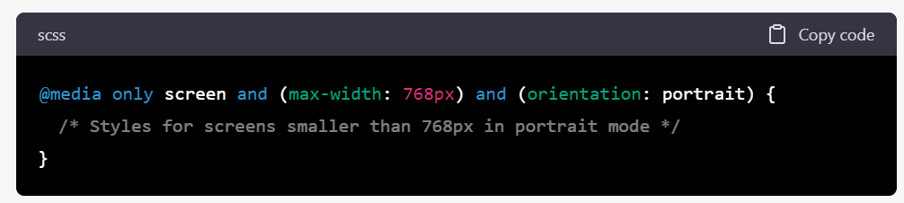 Media Queries in eCommerce Store Design mediatypesandfeaturesexample